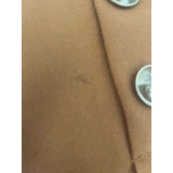 J.Crew Mustard Gold Wool A-Line Skirt - Size 8 - Button Front - FA16 - Picture 8 of 10